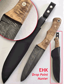 The EHK Drop Point Hunter with Black Locust Scales KnivesBx4