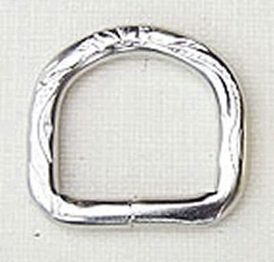 Nickel Embossed D Ring 3805 NSF-1