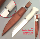 The Moose Leuku Bushcraft and Hunting Knife KnivesBx4