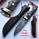The Ginger Choctaw Bushcraft and Hunting Knife KnivesBx4