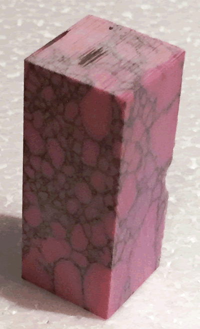 Marbelled Pink SimStone Spacer Block WT-PBSS05 - BX-TRU+SIM