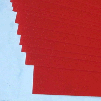 Red Polycarbonate 0.8mm A4 EB-Red0.8-A4