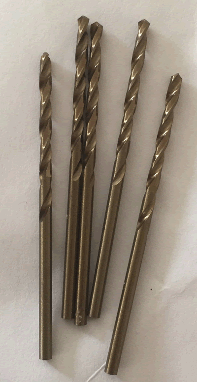 3/32mm HSS Cobalt Drill 5 Pack UKD-16.3/32.10