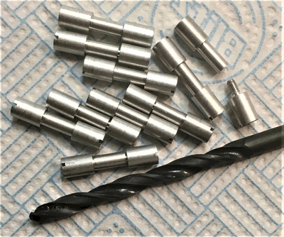 Aluminium 6.4mm Corby Bolts and free drill TEN PACK 6.4 lom-ali LB1