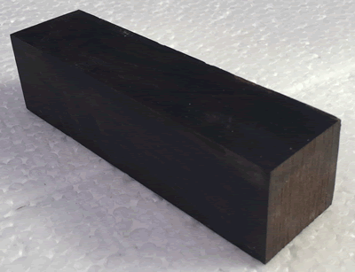 Black Ebony Neck Knife Block EHK-FR