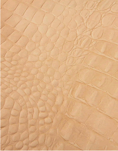 Natural Veg Embossed Alligator Goat Skin A3 IVL- 91469-A3