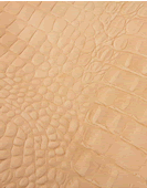 Natural Veg Embossed Alligator Goat Skin A4 IVL- 91469-A4