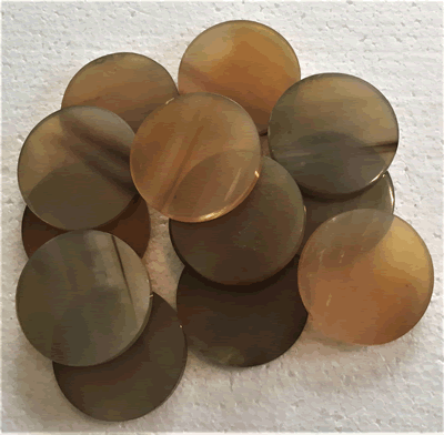  NEW Water Buffalo-Ox Horn Amber Spacers BH-NBBA-So4 SP-1