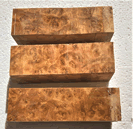 Amboyna Burl Premium Square Blocks  AMB-Sq BX-J