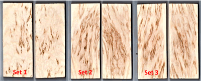 Ash Burl Grade B Scales Set 3 DH-AB-SC-Set 3