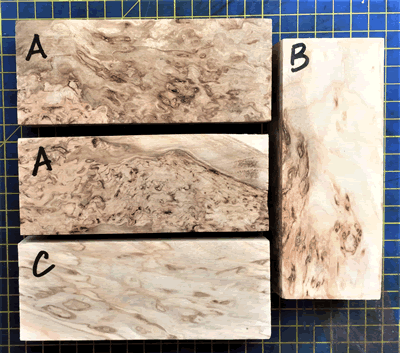 Ash Burl Grade A Blocks DH-AB BX-J