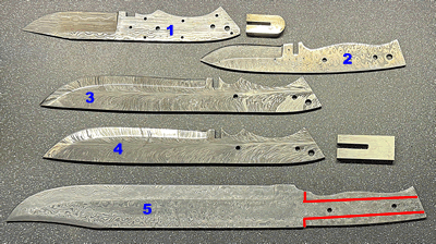 Bargain Fultang Damascus Blade 4