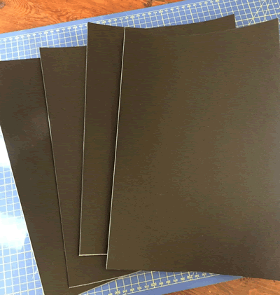 Veg Tanned Black Leather Sheets 2.5-3.0mm IDL1014-5
