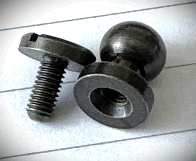 Black Screw Studs Small 11310-17 LTH-B