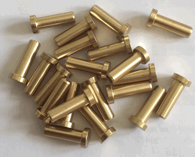 Brass 6.3mm Cutlers Rivets - 5 pack 3672 LB1