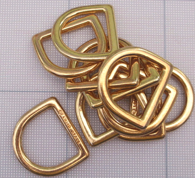 Solid Brass 'D' Ring 1 inch  1132-11