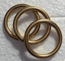 Solid Brass 'O' Ring 1 inch  EHK-OR 