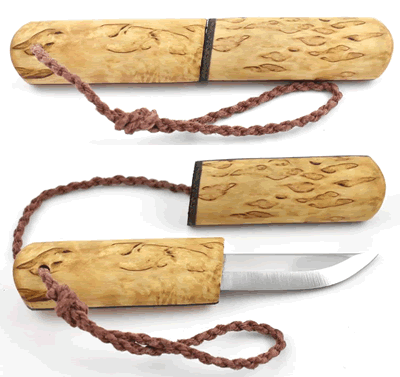 Curly Birch Pocket Knife14554 Bx1