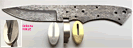 Choctaw Hunter Raindrop Damascus Blade only GT-Choc-Plus Bolster-Rain BX2