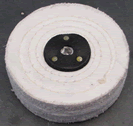 White Stitched Buffing Wheel 100 x 25mm012025