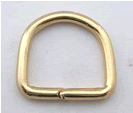 Brass D Ring 17mm 3801