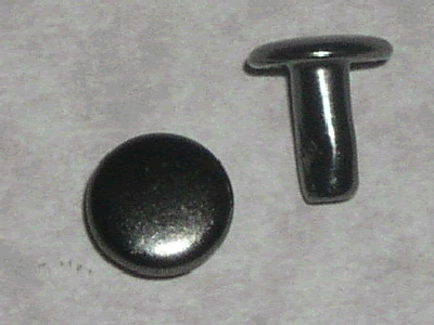 Double Cap Rivets Medium GUN METAL  ID1373-17  LTH-B