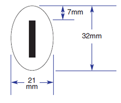 EHK R32 Brass Bolster 4 x 32 x 21mm EHKR32-B