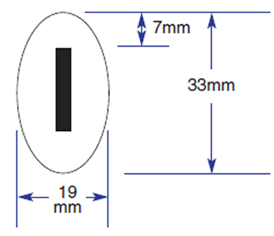 EHK R33 Nickel Silver 4 x 33 x 18mm EHKR33-NS BOL-1