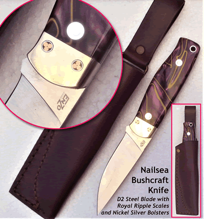 The Nailsea Bushcraft Knife KnivesBx2