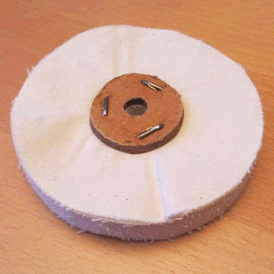 White Loose Buffing Wheel 100 x 13mm 001030