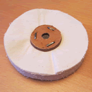 White Loose Buffing Wheel 100 x 13mm 001030