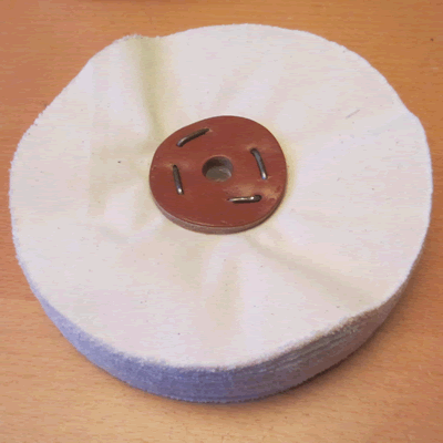 White Loose Buffing Wheel 150 x 13mm GQM150x13