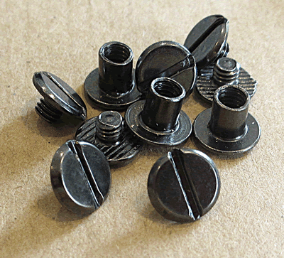 Chicago Rivets Black - 6mm E-CS-6mm