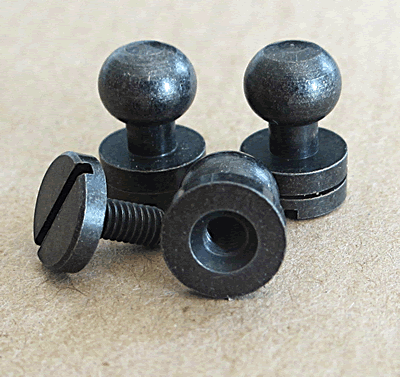 Black Screw Studs Medium 11310-08 LTH-B