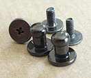 Black Screw Studs Extra Small E-RB-EX-S