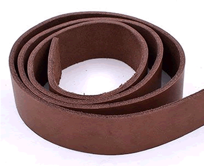 Veg Tanned Leather Brown Belt Strip 1.5 Inches 44537-02