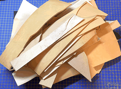 Bargain Bag of Veg Tanned Offcuts