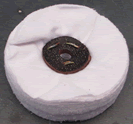 White Loose Buffing Wheel 100 x 20mm 013025