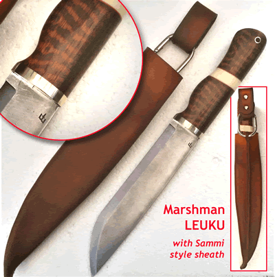 The Marshman Leuku Bushcraft and hunting knife KnivesBx4