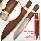 The Marshman Leuku Bushcraft and hunting knife Bx4