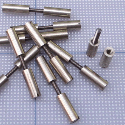 Mini Nickel Silver Bull Bolts 10 pack LOM-MB-NS4mm