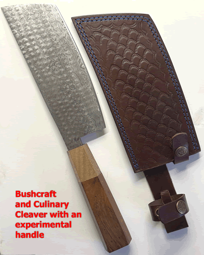 A Bushcraft and Culinary Cleaver Bushcraft and Hunting Knife KnivesBx4
