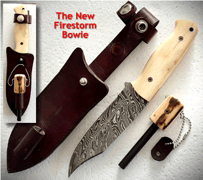 25% OffThe New Firestorm Hunters Bowie KnivesBx4