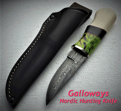 The Galloways  Nordic Hunting Tool KnivesBx4