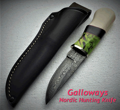 25% OffThe Galloways  Nordic Hunting Tool KnivesBx4