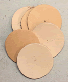  Round Natural Leather Spacers EHK-FR SP-1