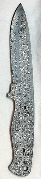 Fultang Northern Lights Raindrop Damascus Hunting Blade GT-NLR-BX14