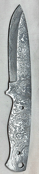 Fultang Northern Lights Random Pattern Damascus Hunting Blade MKBlades-BX14