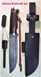 The Ottowa Bushcraft and Hunting Knife Bx2