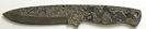 Fultang Northern Lights Random Pattern Damascus Hunting Blade MKBlades-BX14